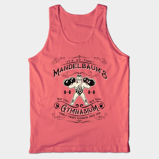 Mandelbaum's Gym It's Go Time Lts Tank Top by Alema Art